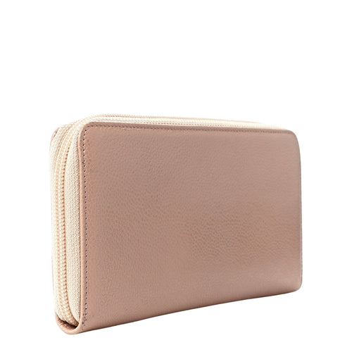 Caviar Large CC Zip Around Wallet