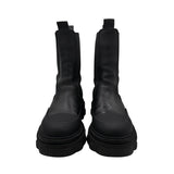 Black Mid Chelsea Boots 37
