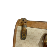 Vintage Leather-Trimmed GG Tote