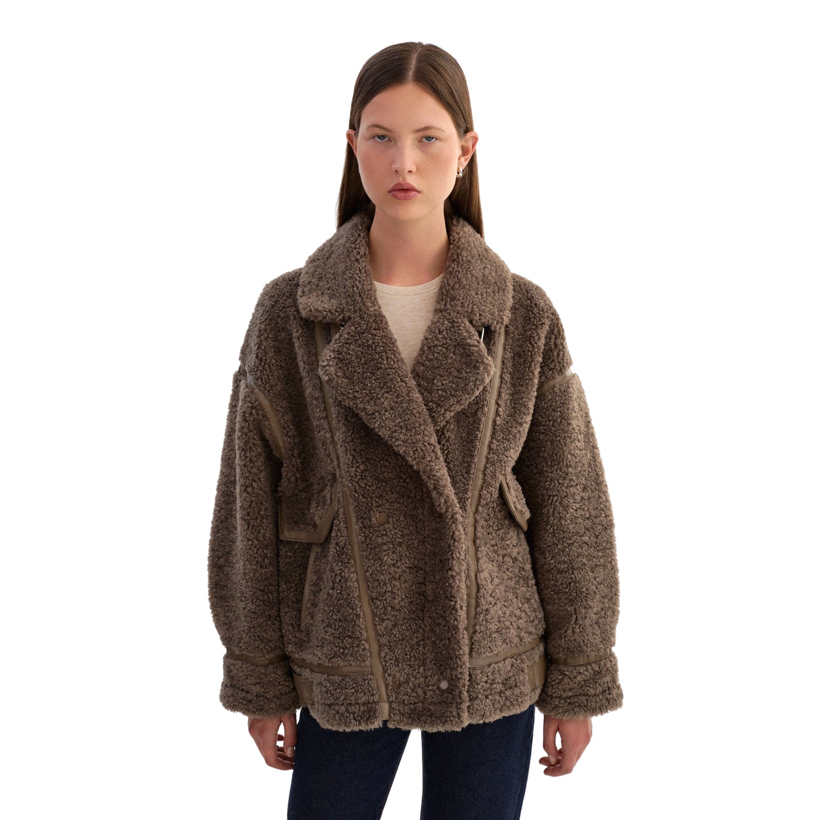 Oversized Faux Sherling