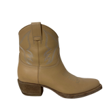 Western Ankle Boots in Nude 37.5