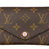 Monogram Josephine Wallet in Rose Ballerine