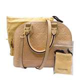 Citrine Monogram Vernis Alma BB Bag