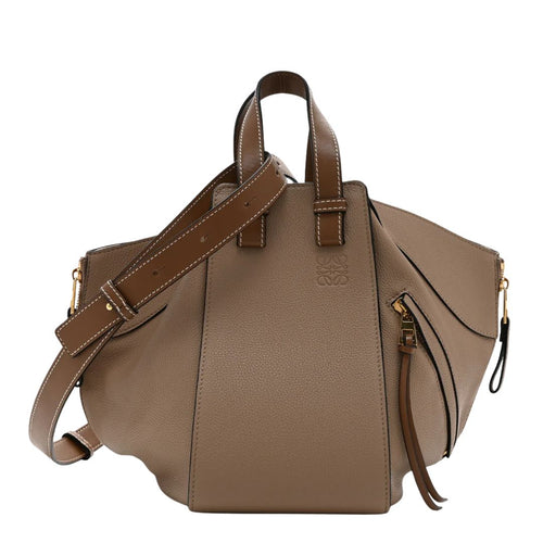 Calfskin Small Hammock Shoulder Bag Sand Mink