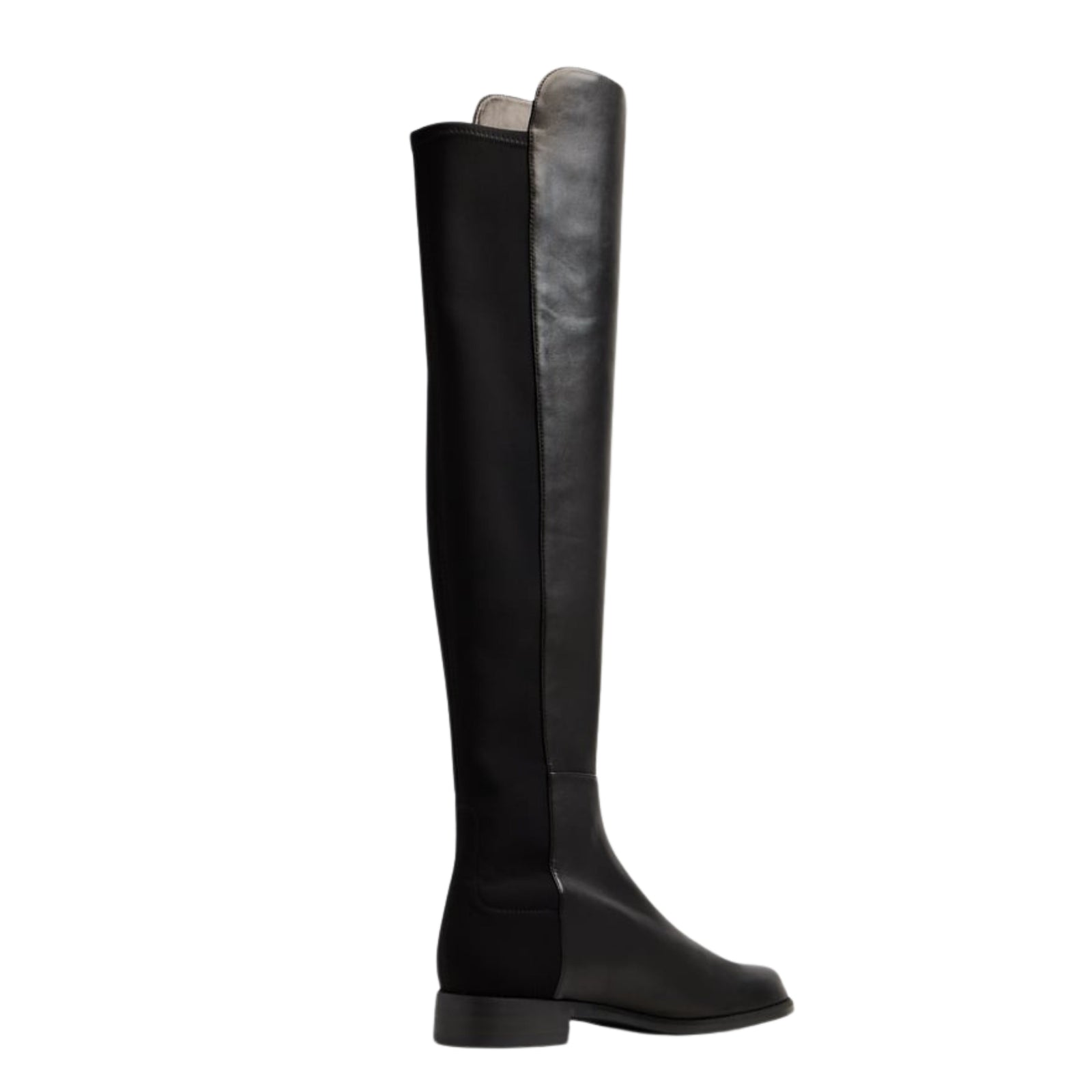 Black Leather 5050 Over the Knee Boot 36