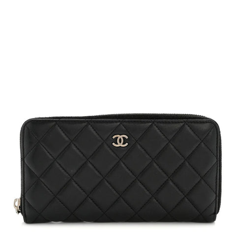 Blooms Print Zip Around Wallet