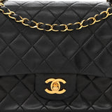 Lambskin Quilted Medium Double Flap