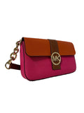 Pink & Orange Baguette Bag