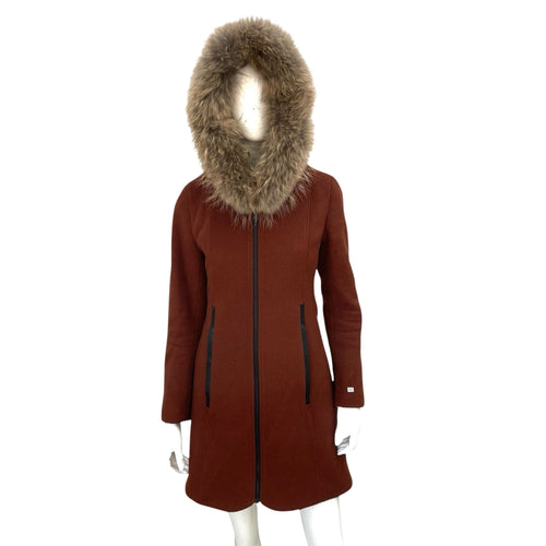 Fur Wool Coat
