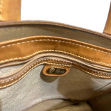 Vintage Leather-Trimmed GG Tote