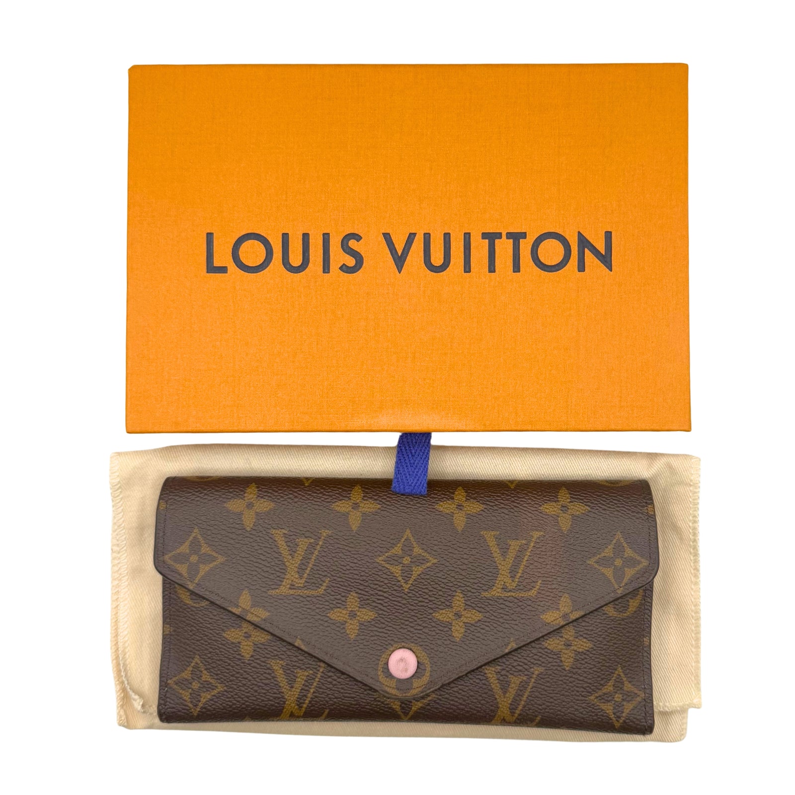 Monogram Josephine Wallet in Rose Ballerine