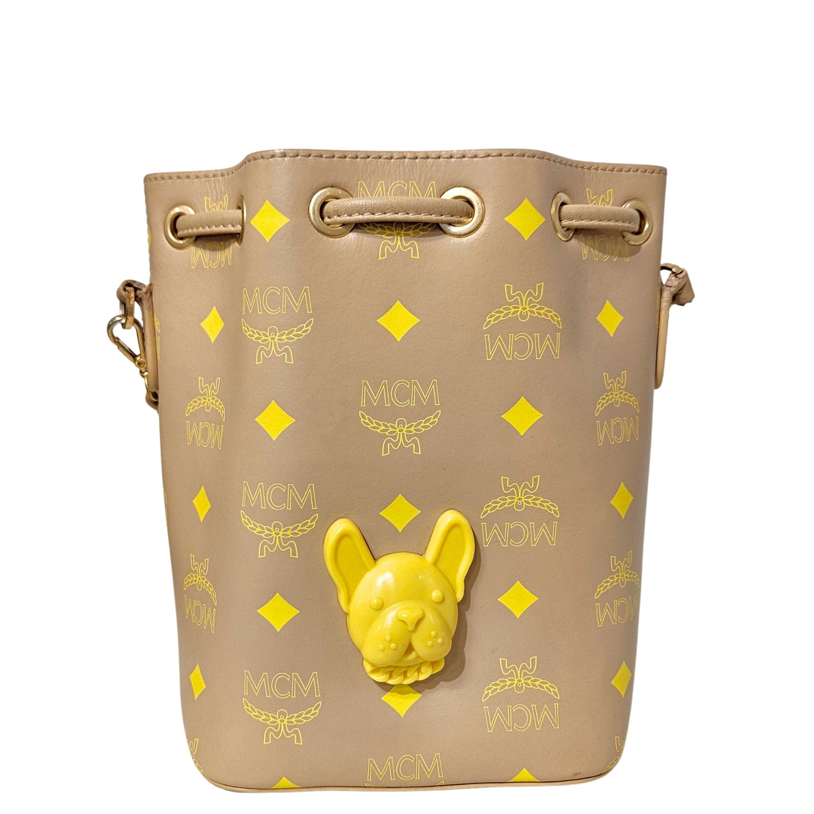 M Pup Drawstring Bag