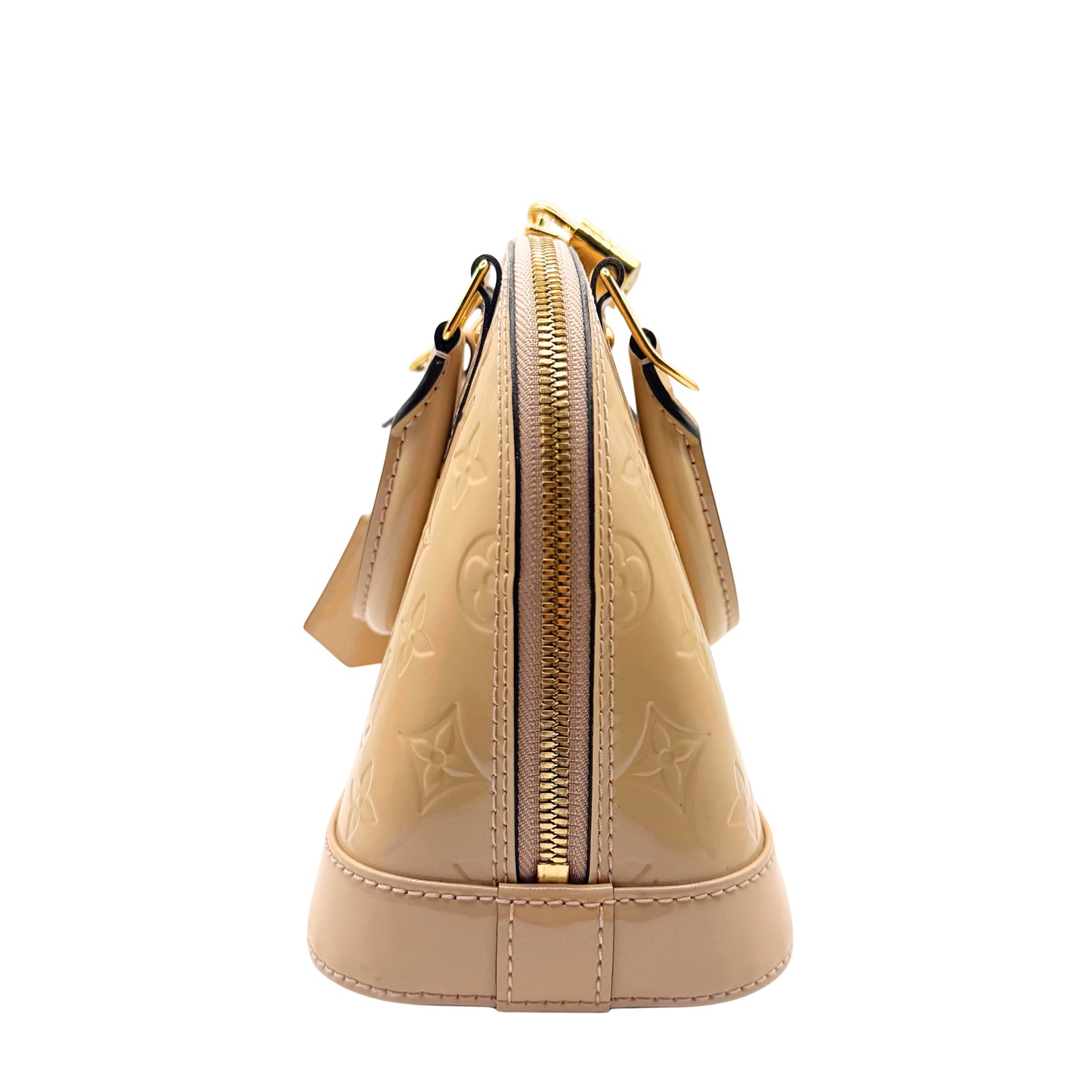 Citrine Monogram Vernis Alma BB Bag