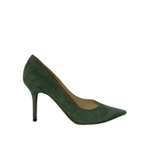 Sage Green Suede Heels 38