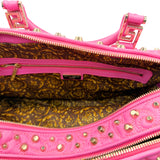 Barocco Quilted Nappa Vanitas Demetra Pink