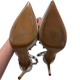 Metallic Rockstud Slingback 38
