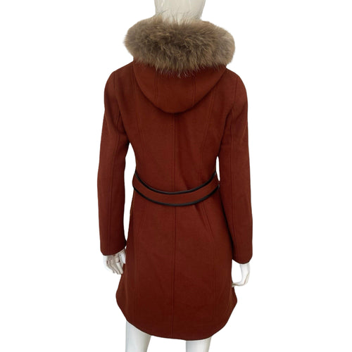 Fur Wool Coat