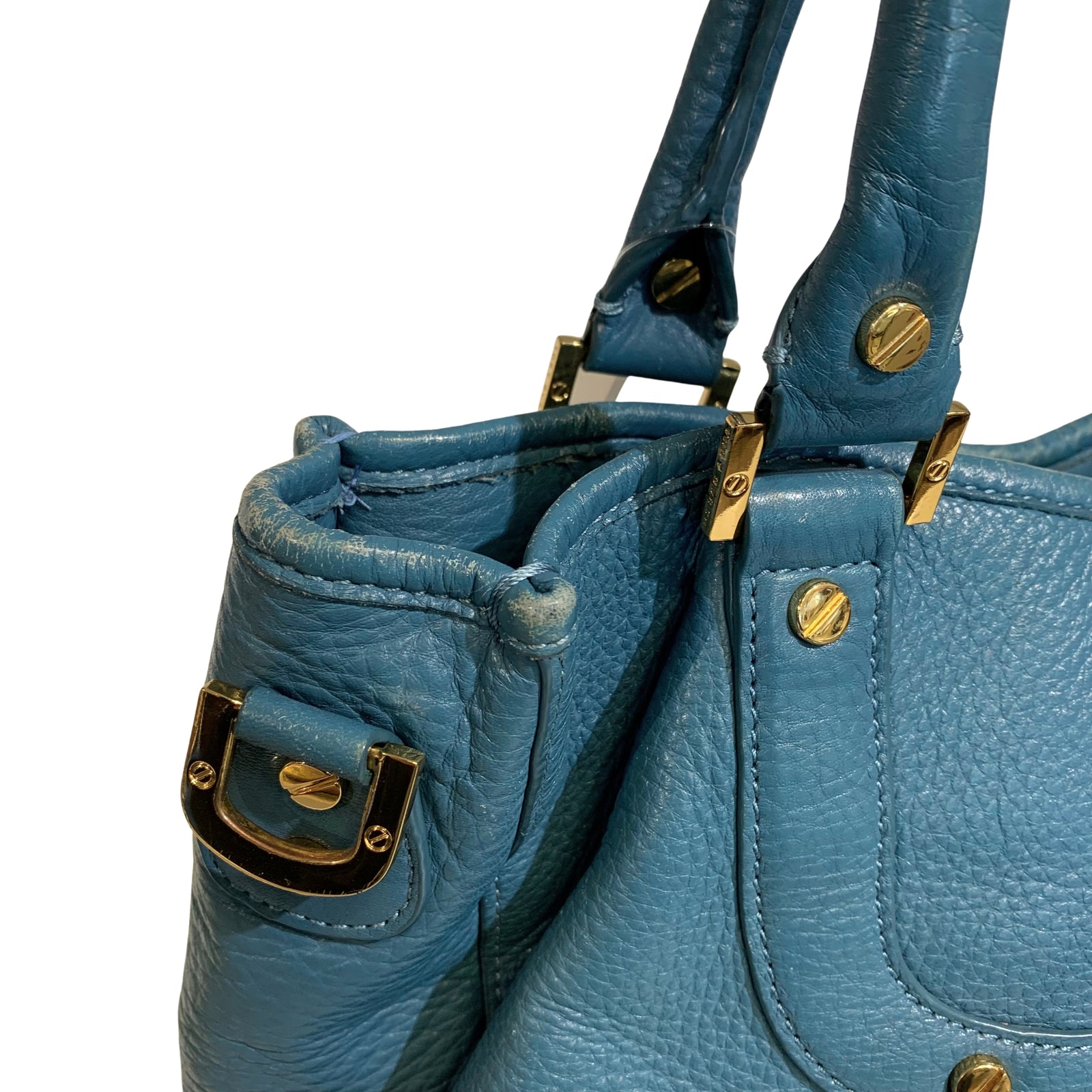 Blue Satchel Bag
