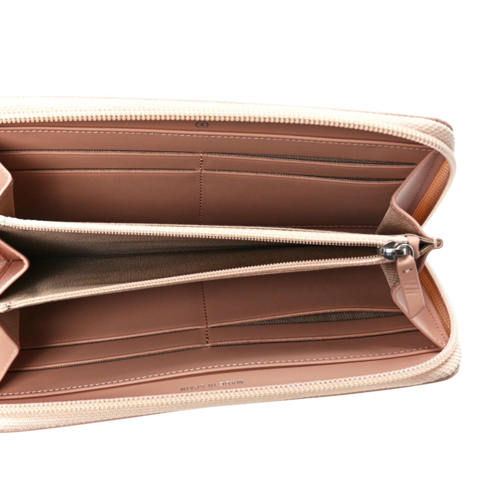 Caviar Large CC Zip Around Wallet