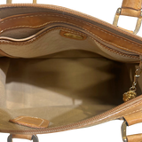 Vintage Leather-Trimmed GG Tote