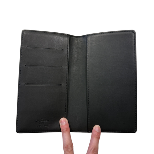 Monogram Glacé Portefeuille Double Bi-fold Wallet Long