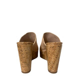 Nude Wedge Sandals 8