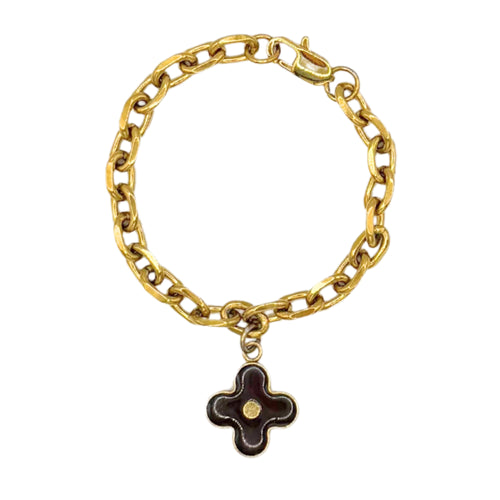 Repurposed Louis Vuitton Pendant Bracelet