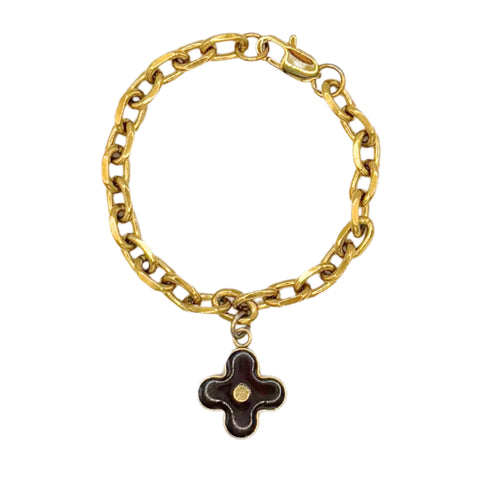 Repurposed CD Pendant Bracelet