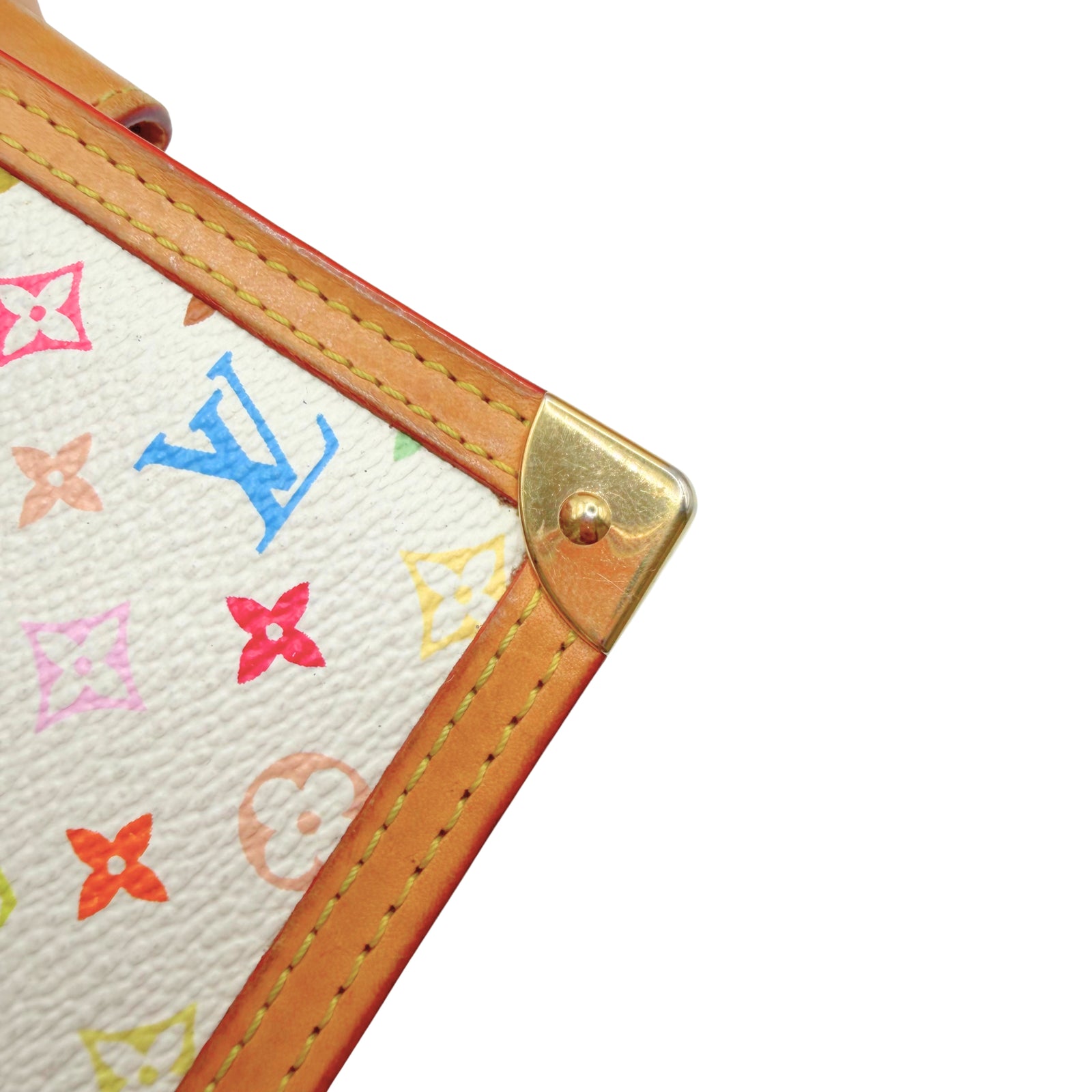 Monogram Multicolor Small Ring Agenda Cover White