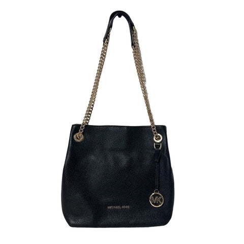 Dark Blue Crossbody with Gold Zipper Embellishments