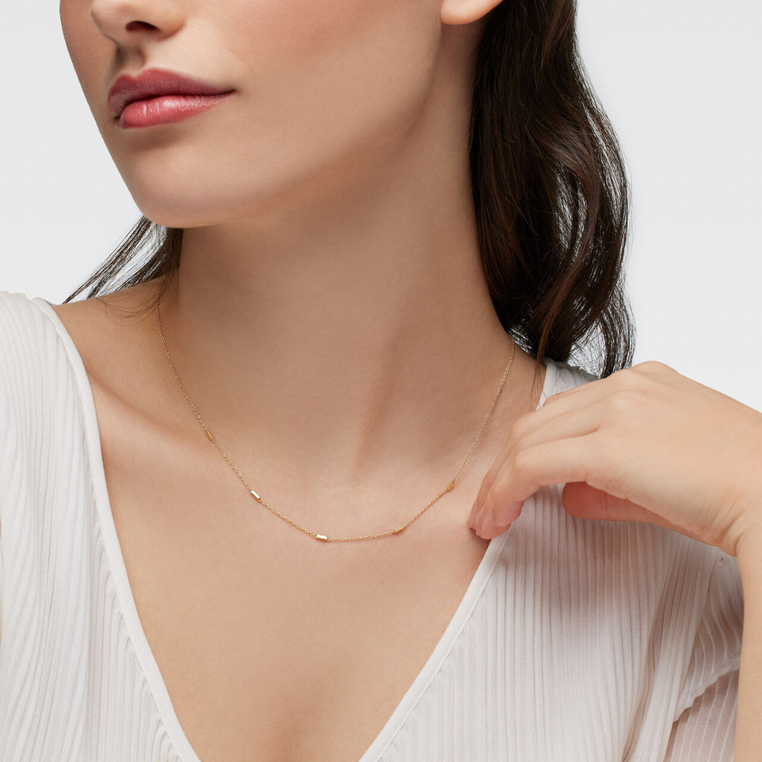 18K Yellow Gold Rosée du Matin Necklace