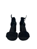 Black Suede Chunk Heel 40