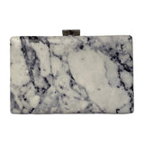 Le Dix Minaudiere Marble Box Clutch