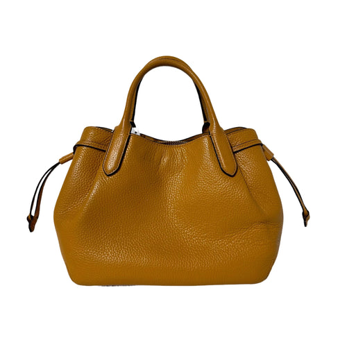 Mustard Yellow Pebble Satchel