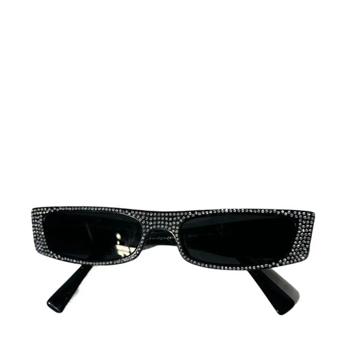 Black Bedazzled Sunglasses