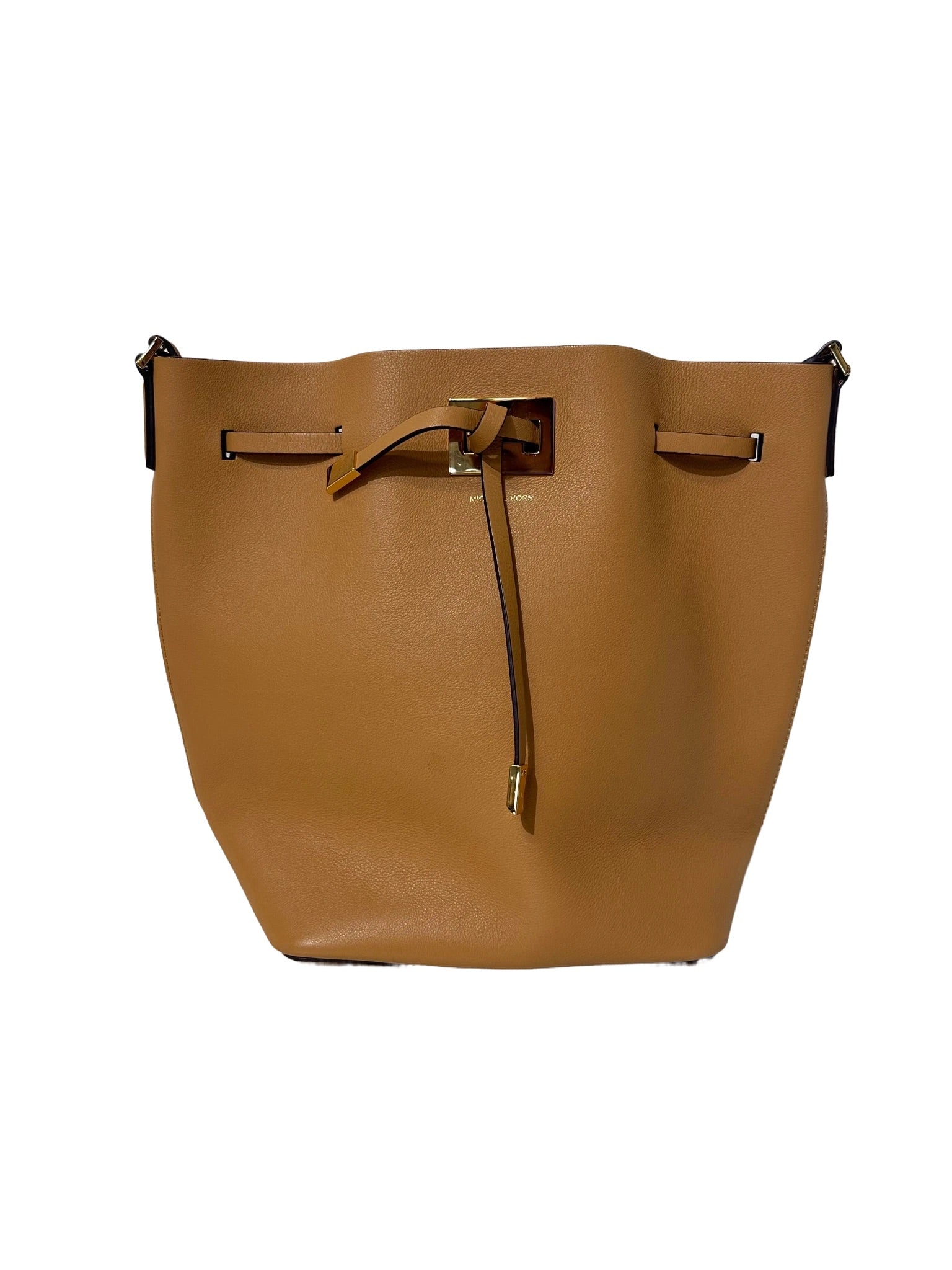 Brown Shoulder Bucket Bag