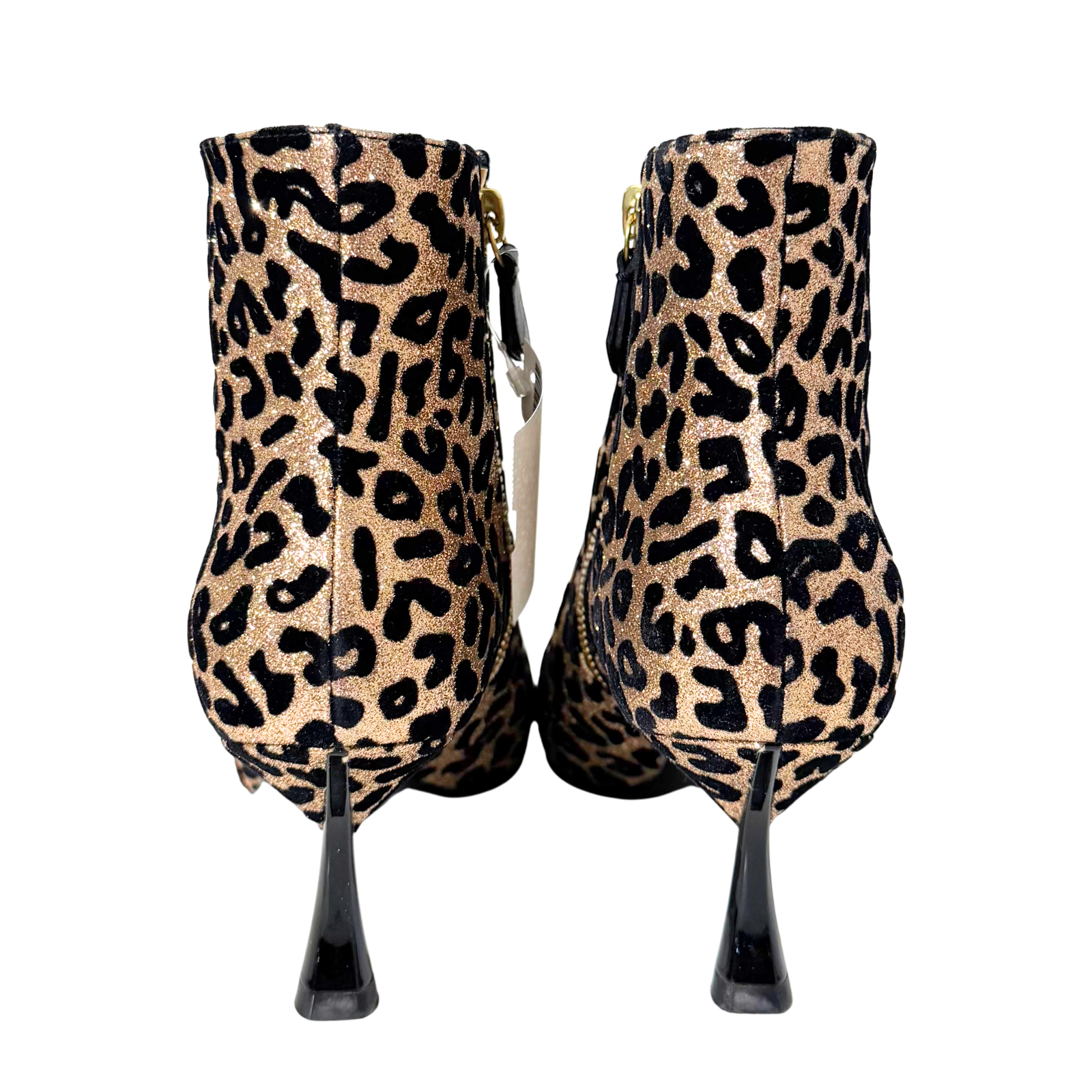 Pointed Toe Sparkly Boots 37.5