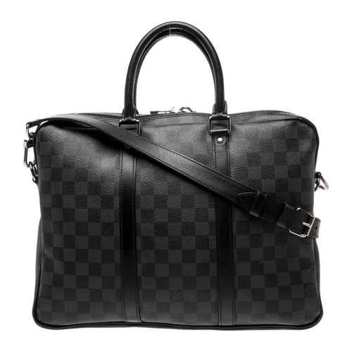 Damier Graphite Porte Documents Voyage PM