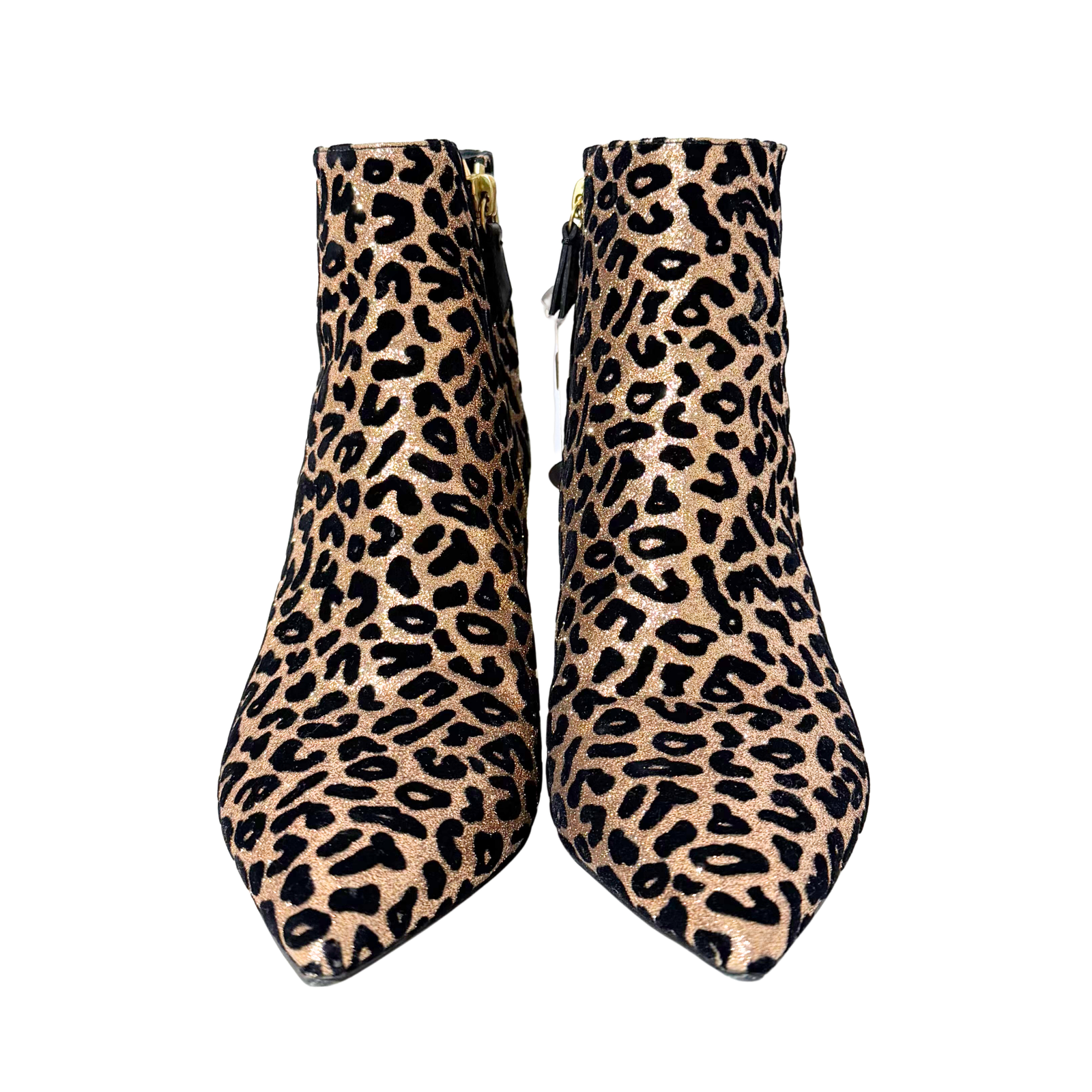 Pointed Toe Sparkly Boots 37.5