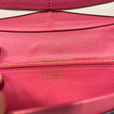 Saffiano Metal Continental Flap Wallet