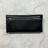 Saffiano Metal Continental Flap Wallet