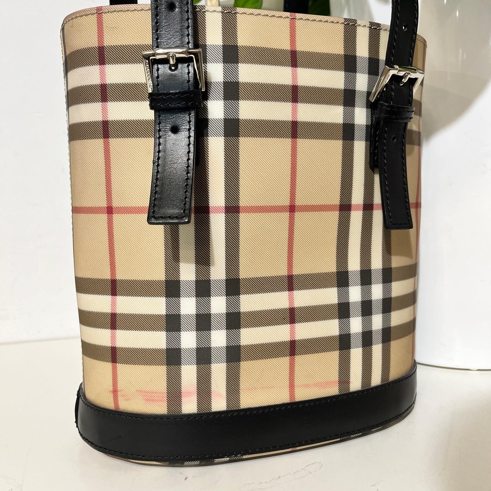 Nova Check Bucket Bag