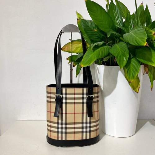 Nova Check Bucket Bag