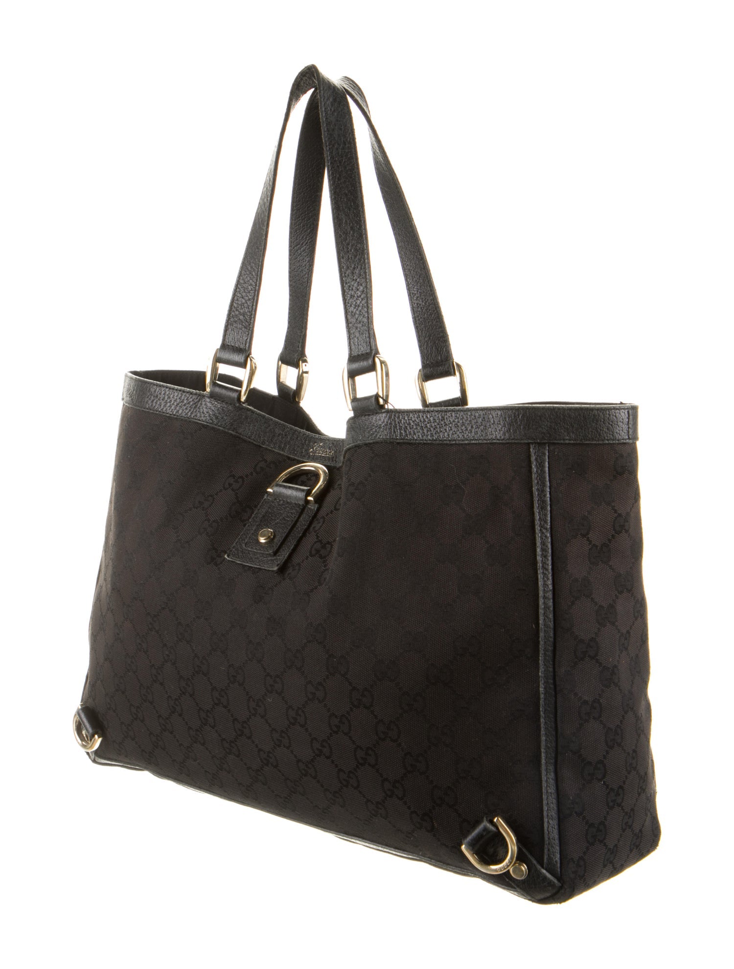 GG Canvas Abbey Tote