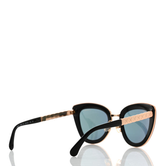 Cat Eye Quilted Sunglasses