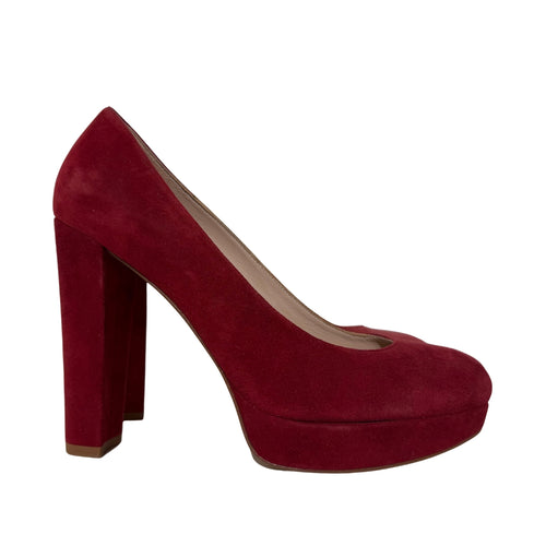 Red Suede Pumps 9