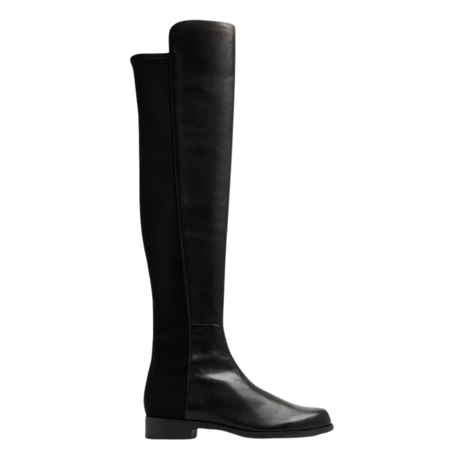 Black Leather 5050 Over the Knee Boot 36