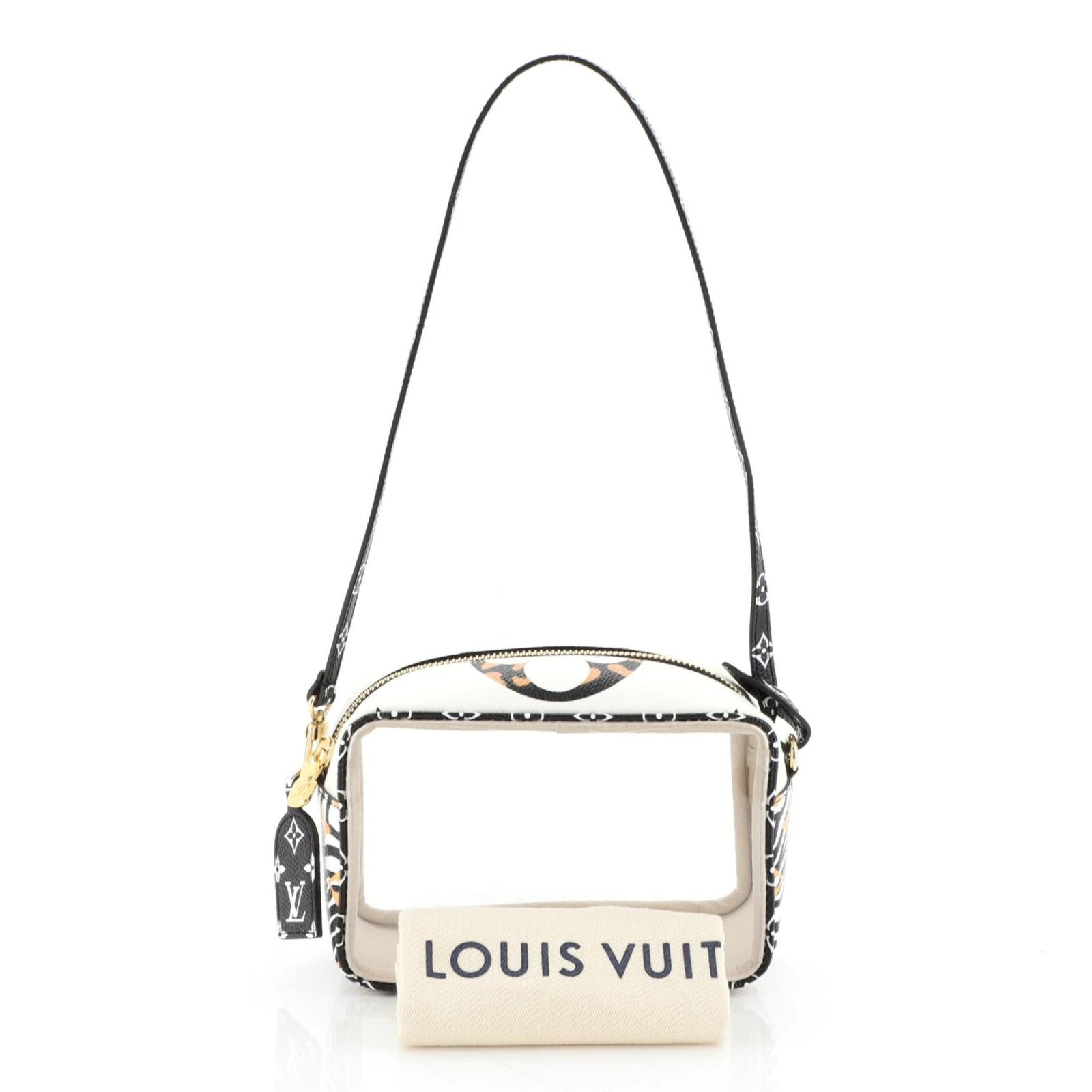 Monogram Giant Jungle Beach Pouch Ivory