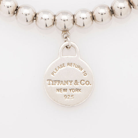 Sterling silver bead bracelet tiffany shop