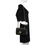 Calfskin Matelassé Small GG Marmont